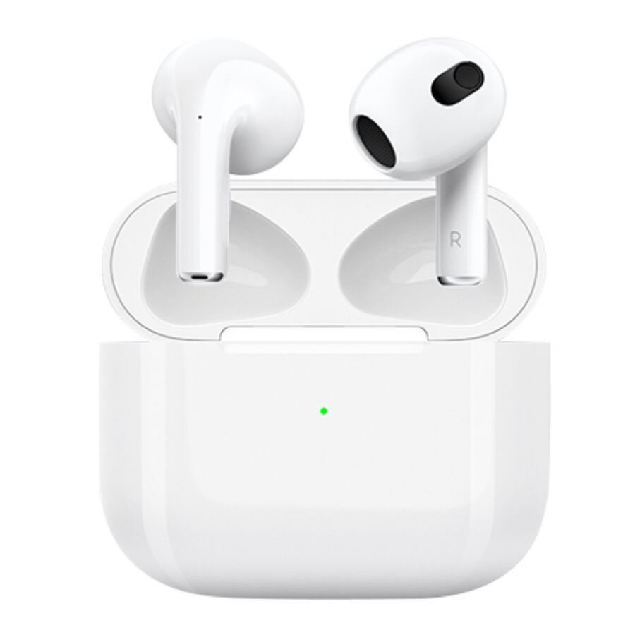 Наушники беспроводные Recci Wireless Earbuds G400 Max, Бокс с беспроводной зарядкой, BT5.3, 250mAh/30mAh, Чехол, Белый