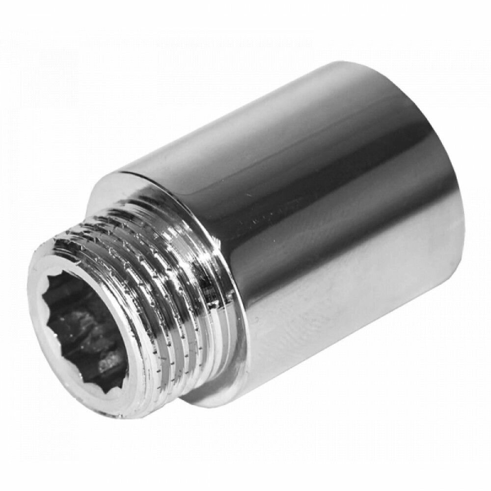 Удлинитель 1/2" ВР-НР 35 мм хромированная латунь - 4 шт.