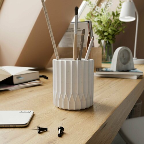 Органайзер для канцелярии настольный белый глянцевый 1916₽