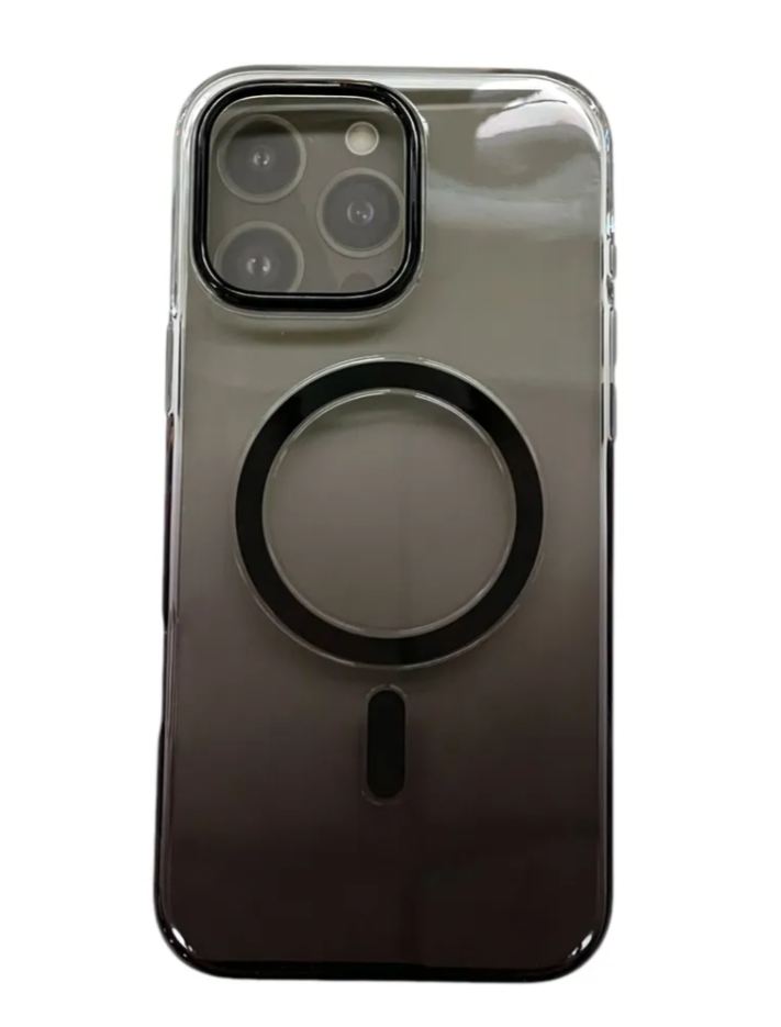 Чехол пластик Keephone для iphone 16 pro/черный/полупрозрачный чехол/тонкий