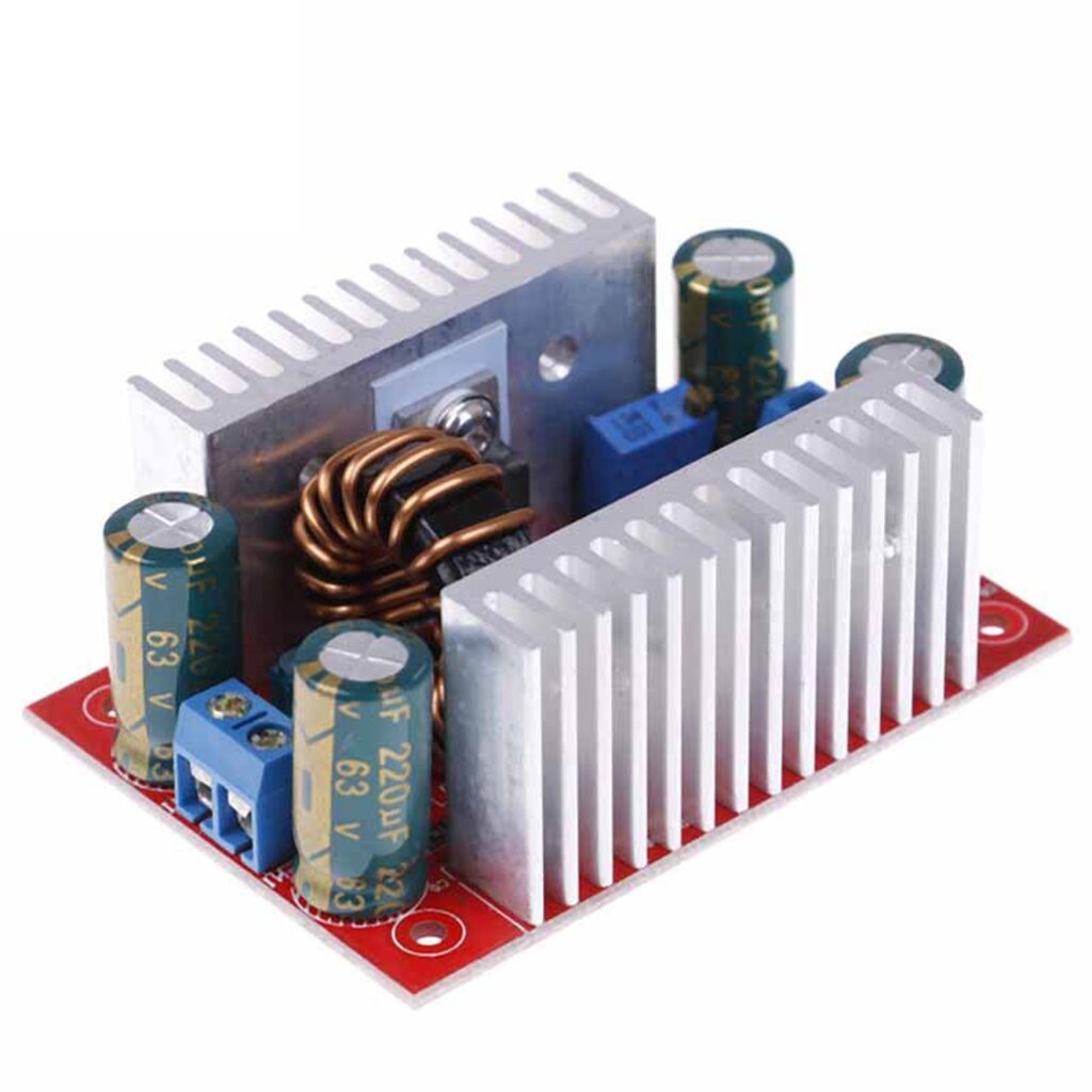 Комплект для подключения питания, DC400W 15A повышающий источник постоянного тока для LED-драйверов