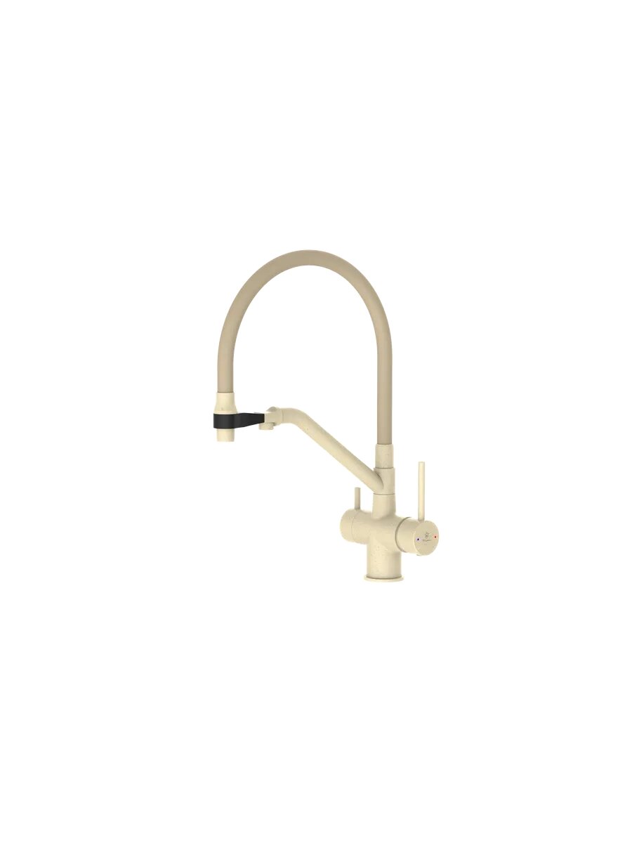 Смеситель Diadonna, для кухни, поворотный излив, аэратор, с выходом для питьевой воды — фото 1