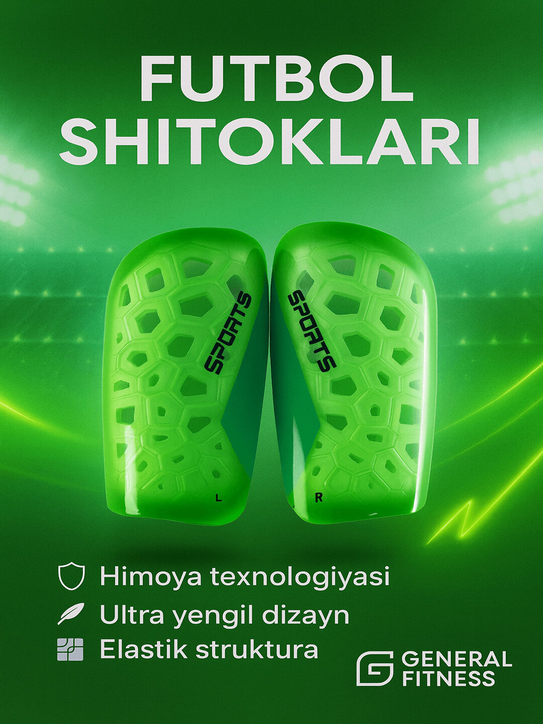 Футбольные щитки лёгкие и прочные, защита ног для детей и взрослых, удобная модель