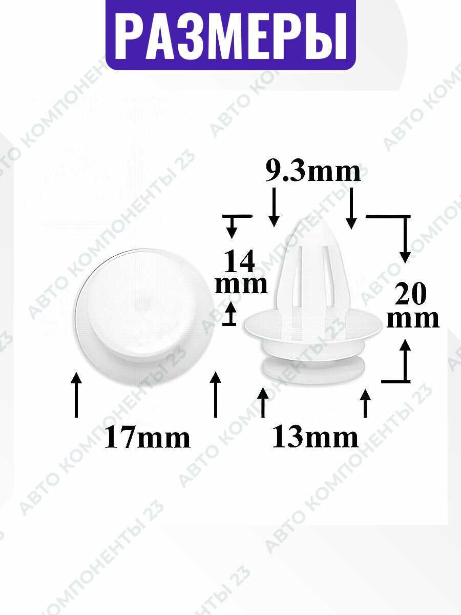 Автокрепеж для Ford