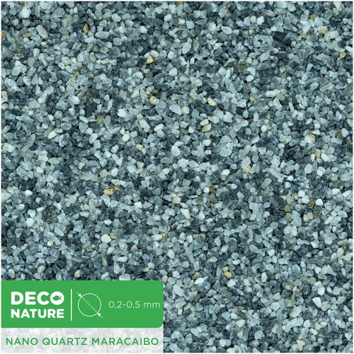 DECO NATURE MARACAIBO - Сланцево-сервый кварцевый песок фракции 0.2-0.5 мм, 5,7л/8,3кг