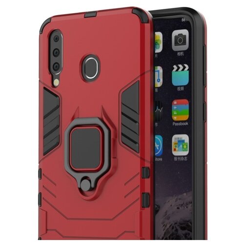 фото Чехол-бампер mypads для samsung galaxy a60 противоударный усиленный ударопрочный красный