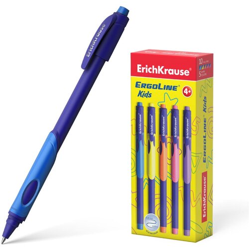 ErichKrause Ручка шариковая ErgoLine® Kids 0.35 мм 41539 синяя