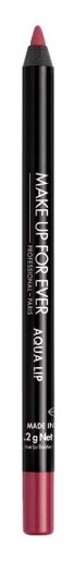 Водостойкий карандаш для контура губ | 11C Matte Dark Raspberry Make Up For Ever Aqua Lip Waterproof Lip Pencil /1,2 мл/гр.