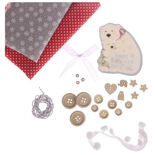 фото Набор для шитья арт узор игрушки на елку "детские", 10,7*16,3*2,5 см (2346325)