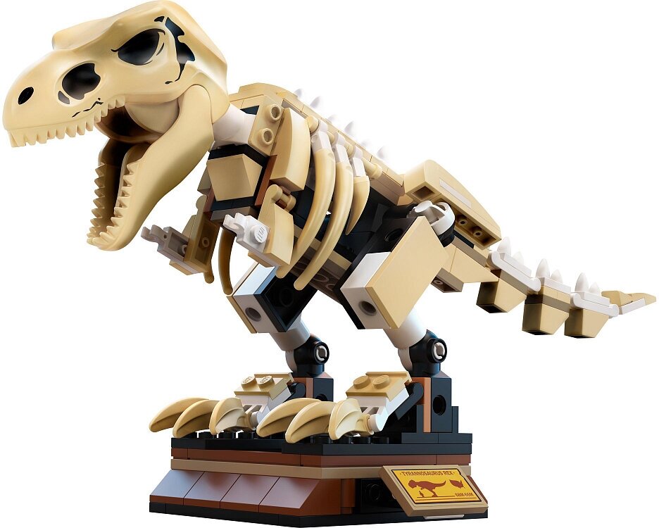 Конструктор LEGO Jurassic World Скелет тираннозавра на выставке - фото №15