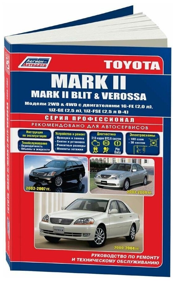 "Toyota Mark II / Mark II Blit & Verossa. Устройство техническое обслуживание и ремонт"