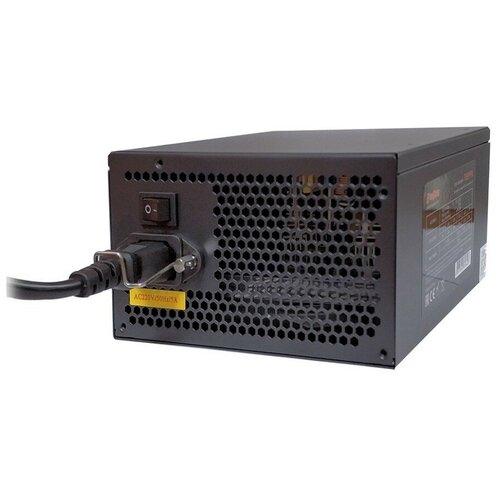 Exegate EX219465RUS-S Блок питания XP600, ATX, SC, black, 12cm fan, 24p+4p, 6/8p PCI-E, 3*SATA, 2*IDE, FDD + кабель 220V с защитой от выдергивания, 278173