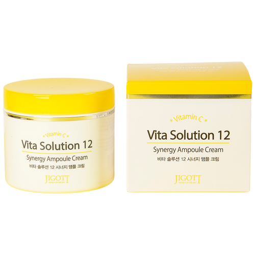 Крем для лица осветление Е Vita Solution 12 Synergy Ampoule Cream, 100 мл