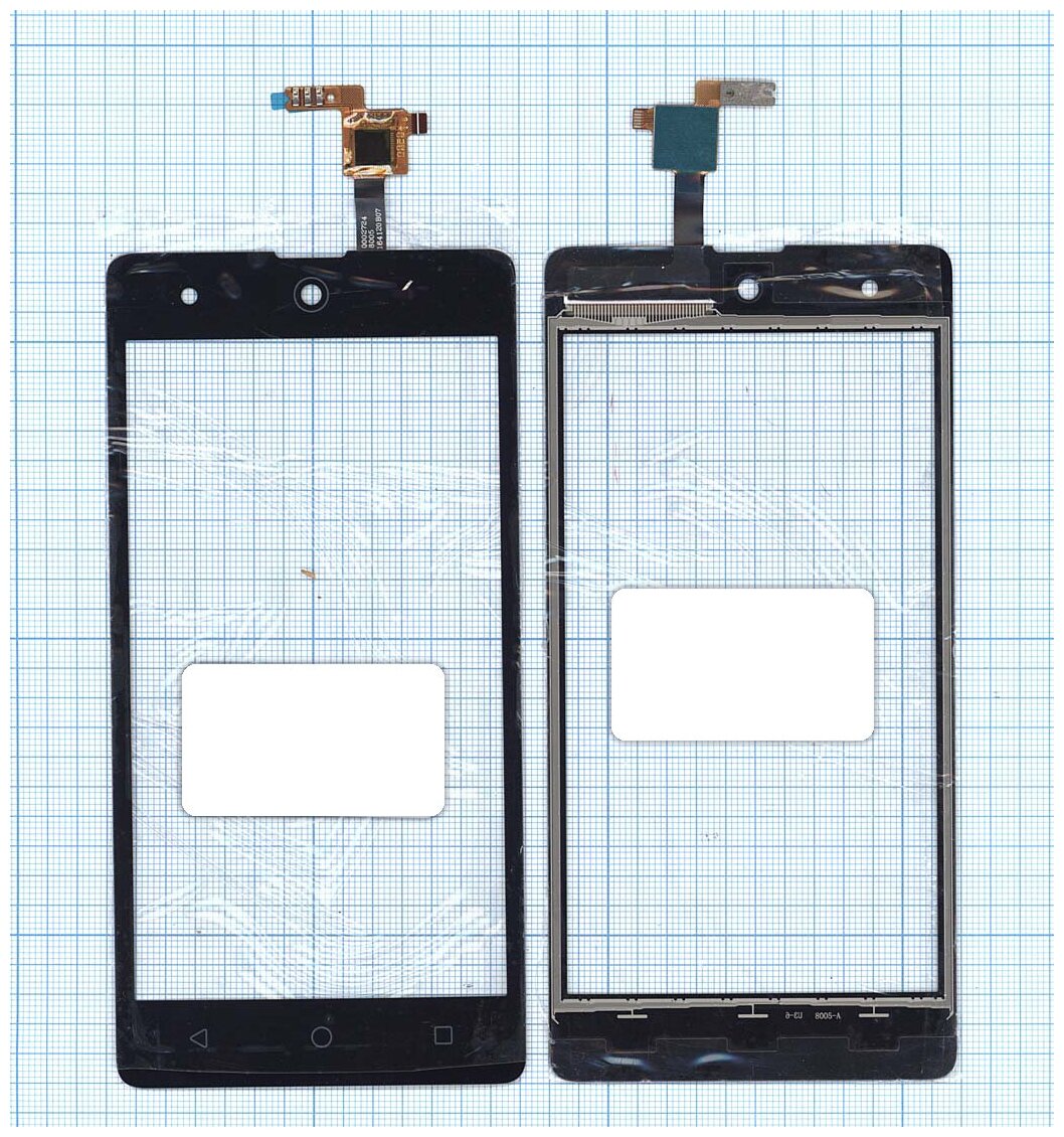 Сенсорное стекло (тачскрин) для Micromax Q349 Canvas Selfie 4 черное
