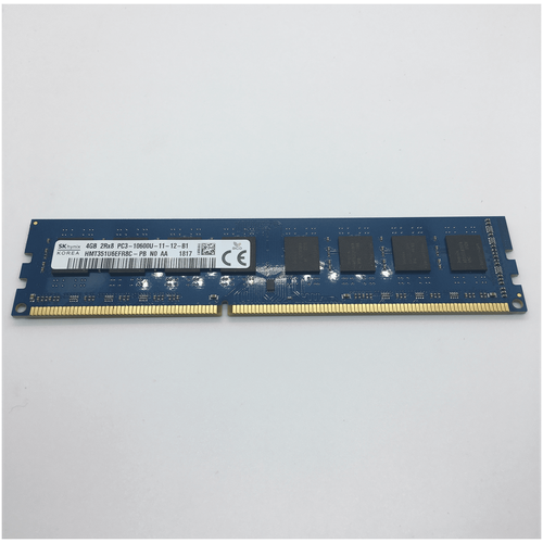 Оперативная память Hynix DDR3 4 ГБ 1333 MHz DIMM PC3-10600U 1x4 ГБ для компьютера оперативная память hynix ddr3 4 гб 1333 mhz dimm pc3 10600u 1x4 гб для компьютера