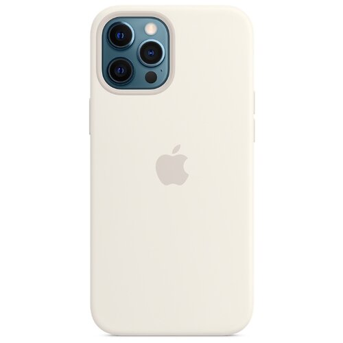 фото Чехол-накладка apple magsafe силиконовый для iphone 12 pro max белый