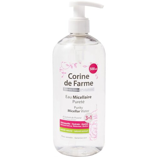 CORINE DE FARME Мицеллярная вода для лица очищающая 500 мл 1283₽