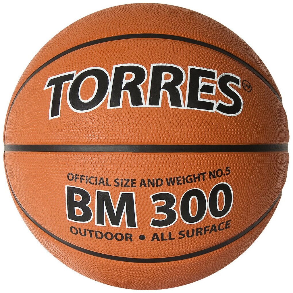 Мяч баскетбольный Torres BM300 арт. B00015 р.5