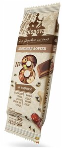 BIONOVA N8 Батончик Фруктово-Ореховый с Шоколадом 35 гр