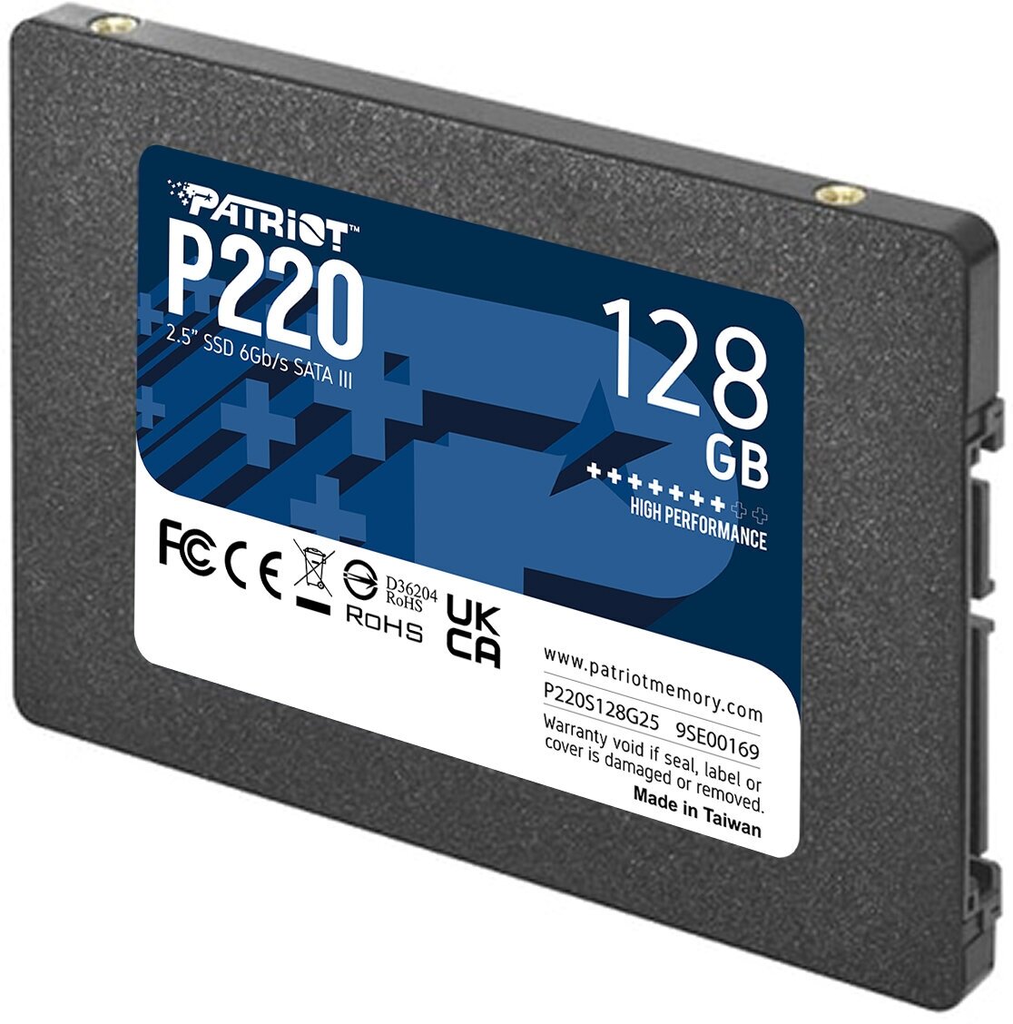 Твердотельный накопитель Patriot Memory P220 128 ГБ SATA P220S128G25