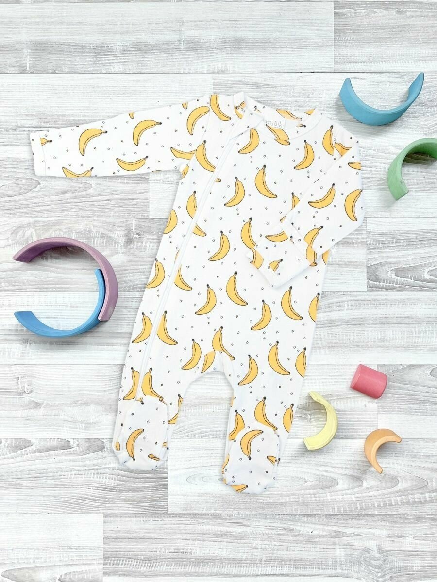 Комбинезон Mjolk Sleep and Play Бананы (80)