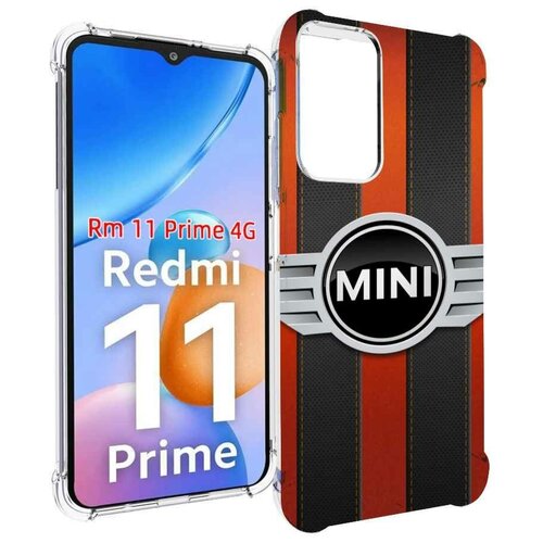 Чехол MyPads mini-мини-1 для Xiaomi Redmi 11 Prime 4G задняя-панель-накладка-бампер чехол mypads формула 1 мерседес для xiaomi redmi 11 prime 4g задняя панель накладка бампер