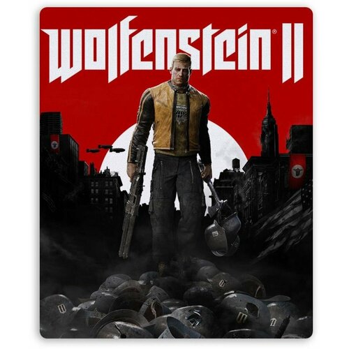 Коврик для мышки прямоугольный Wolfenstein II: The New Colossus wolfenstein ii the new colossus [xbox one русская версия]