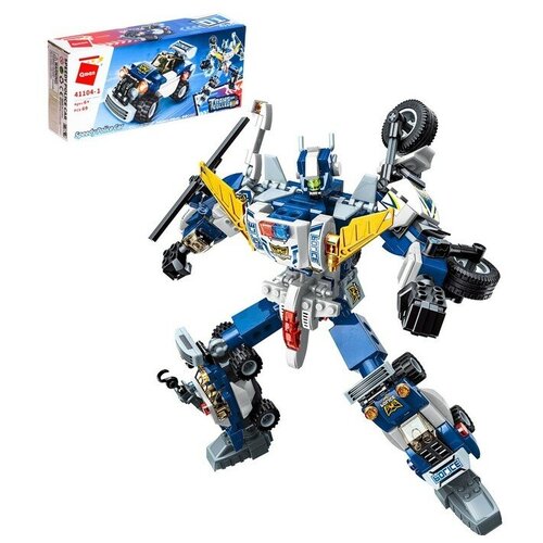 Конструктор Робот Полицейский транспорт 6 видов микс 440₽