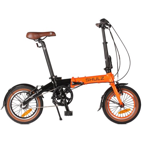 Детский велосипед SHULZ Hopper Mini черно-оранжевый (требует финальной сборки)