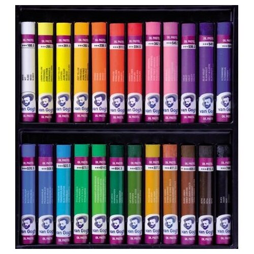 фото Royal talens набор масляной пастели van gogh national gallery 24цв