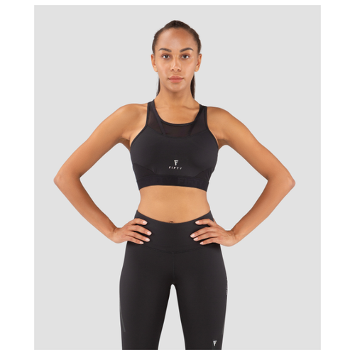 фото Женский бра-топ fifty high tension fa-wb-0101-blk, черный (l)