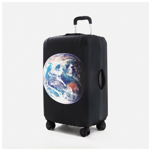 Чехол для чемодана Сима-ленд, размер 28, черный, мультиколор