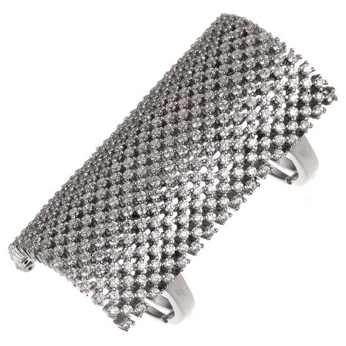 фото Element47 кольцо из серебра 925 пробы с кубическим цирконием dm1245r_ko_wg, размер 16.25