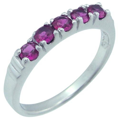фото Balex кольцо 1405937640 из серебра 925 пробы с рубином синтетическим, размер 17