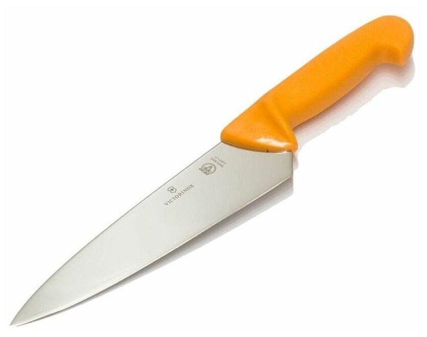 Нож кухонный Victorinox Swibo (5.8451.21) стальной разделочный для мяса лезв.210мм прямая заточка же