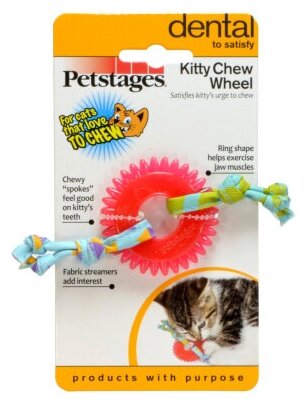 Petstages игрушка для кошек Dental "орка колесико" - фотография № 15