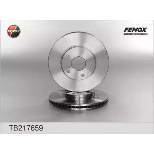 FENOX TB217659 Диск тормозной | перед прав/лев | 2шт