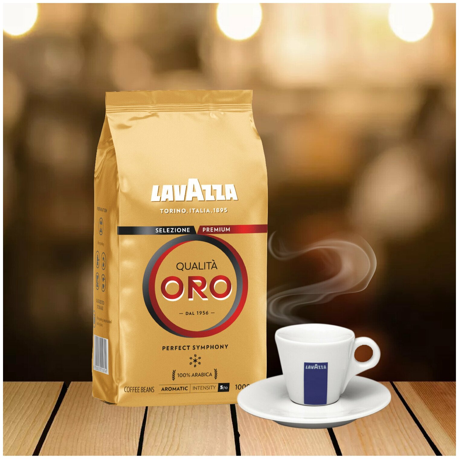 Кофе в зернах Lavazza Qualita Oro, 6 уп., 250 г - фотография № 5