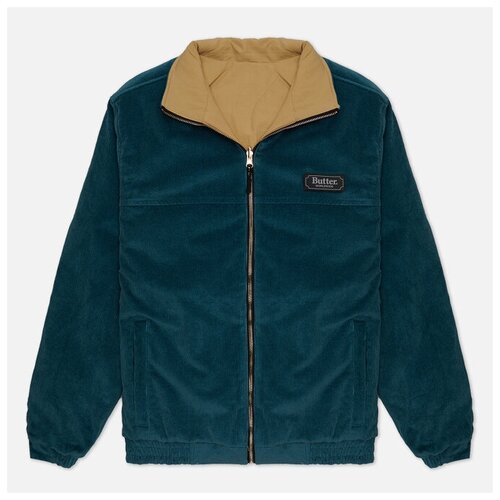 фото Мужская демисезонная куртка butter goods lodge cord reversible синий , размер m