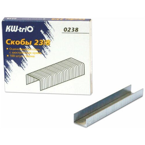 Скобы KW-TRIO -0238, комплект 6 шт. kw trio 26 6 staplez 1000 pcs x 10 packs