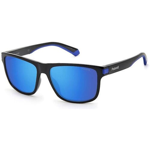 Солнцезащитные очки Polaroid, черный hugo hg 1242 s d51 с з очки