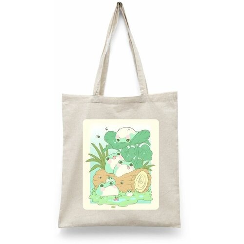 фото Сумка шоппер каждому своё, бежевый