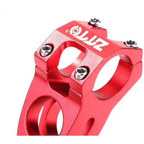 Вынос руля, длина 45 мм подъем (0°), диаметр 31,8, красный