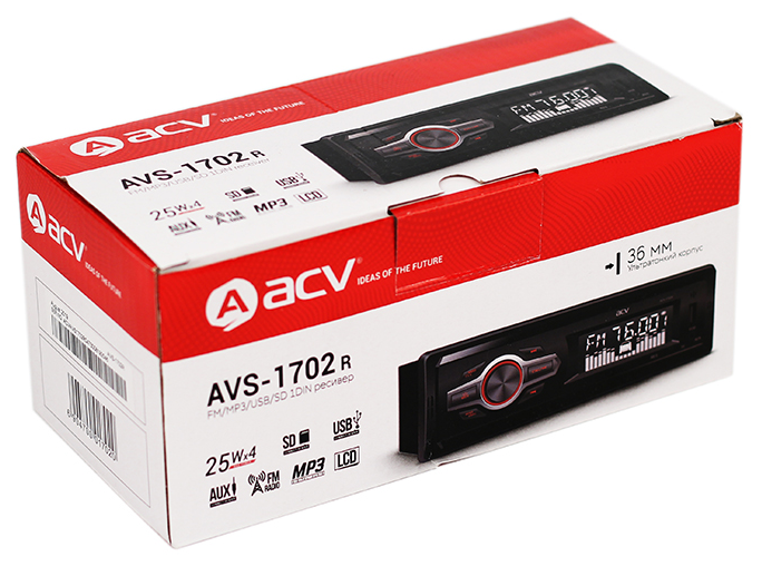 Автомагнитола ACV AVS-1702R - фото №4