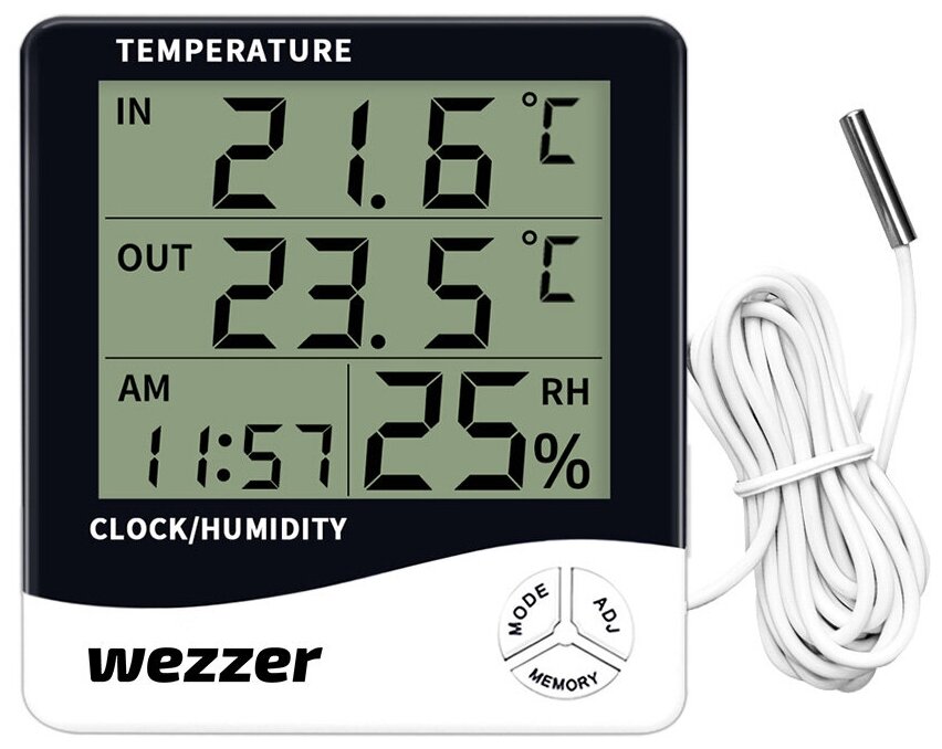 Термогигрометр Levenhuk Wezzer Teo TH10 - фотография № 1
