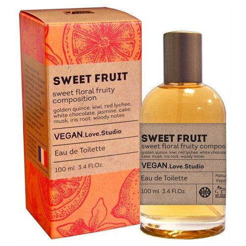 Туалетная вода женская Vegan Love Studio Sweet Fruit, 100 мл туалетная вода женская vegan love studio sweet fruit 100 мл по мотивам fantasy b spears