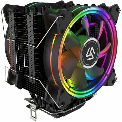 Кулер ALSEYE H120D LGA775/115x/1200/1366/2011/AM2/AM2+/AM3/AM3+/AM4/FM1/FM2 (Al+Cu, 120mm fan, 800-2000rpm, 18.3-45.2 CFM, 24.1-35.5 dBA, 4-pin PWM) R