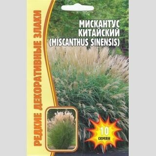Семена редких растений. Мискантус китайский (Miscanthus sinensis) 10 шт