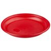 Тарелка одноразовая Комус d 165мм, красная ПС 50 штук в упаковке - изображение