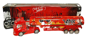 Грузовой автомобиль c бочкой на пульте управления (1:32, 52 см) Lian Sheng 8897-68-RED